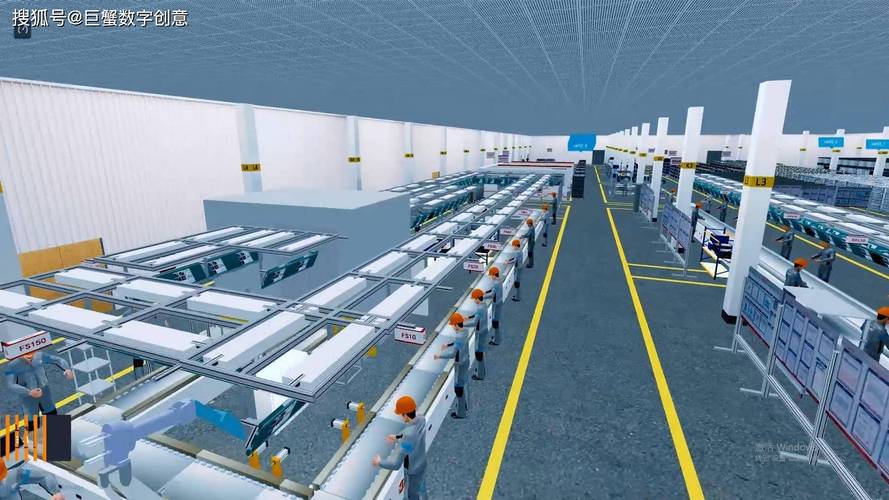 数字工厂智能车间建设中的3D可视化数据交互系统开发与数字内容制作服务